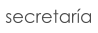 secretar�a